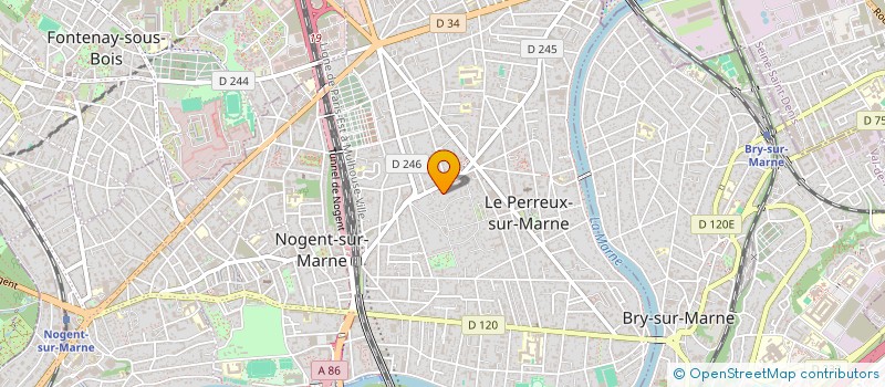 localisation de l'entreprise SCI NOLORGUES ET FILS  LE PERREUX-SUR-MARNE