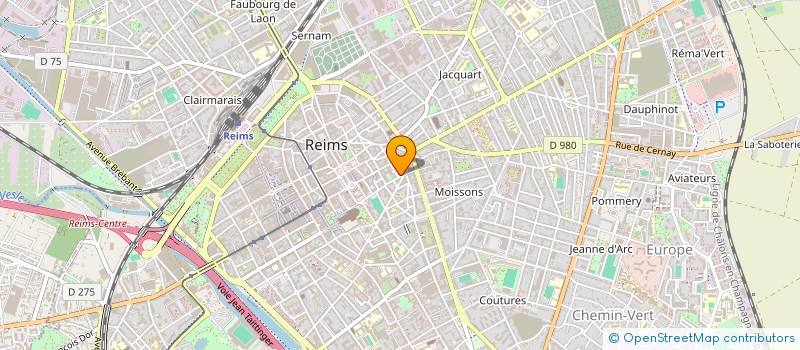 localisation de l'entreprise SCI NOLWENN  REIMS