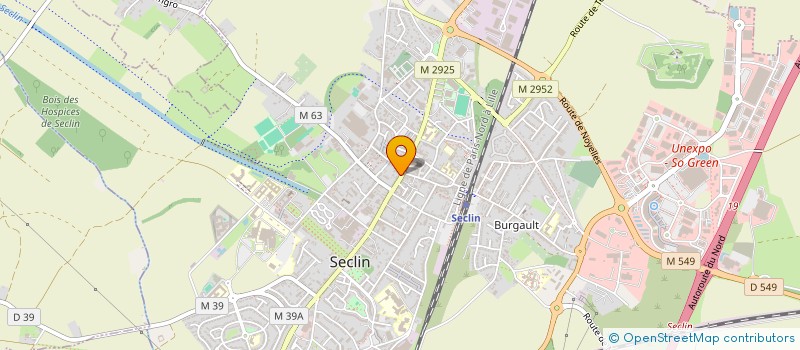 localisation de l'entreprise SCI NOMACO à SECLIN