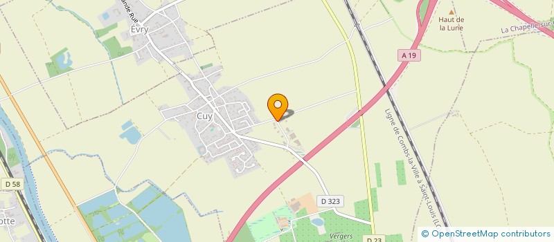 localisation de l'entreprise SCI NOMACO  CUY