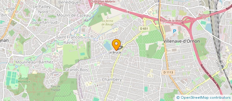 localisation de l'entreprise SCI NOMAD  GRADIGNAN