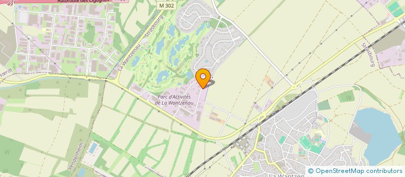 localisation de l'entreprise SCI NOMADE  LA WANTZENAU