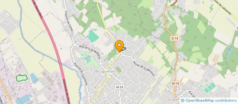 localisation de l'entreprise SCI NOMALSO  BRUGUIERES