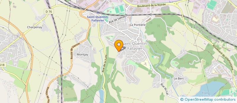 localisation de l'entreprise SCI NOMAND  SAINT-QUENTIN-FALLAVIER