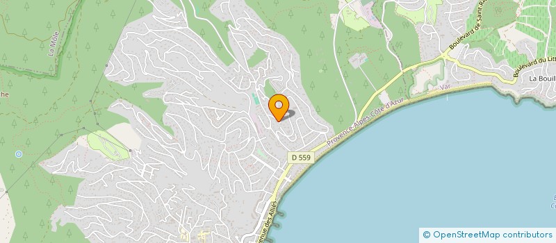 localisation de l'entreprise SCI NOMANSUD à CAVALAIRE-SUR-MER