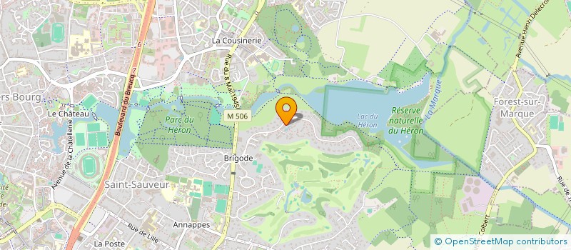 localisation de l'entreprise SCI NOMATEC à VILLENEUVE-D'ASCQ