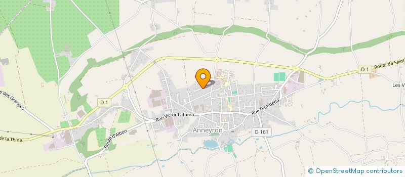 localisation de l'entreprise SCI NOMATI  ANNEYRON