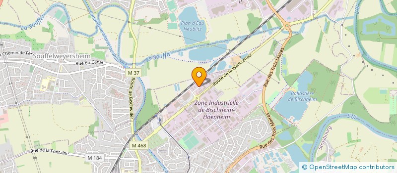 localisation de l'entreprise SCI NOMENY  HNHEIM