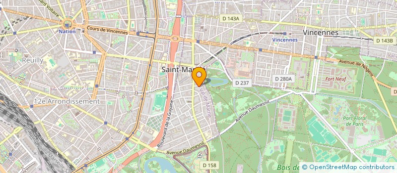 localisation de l'entreprise SCI NOMENY à SAINT-MANDE