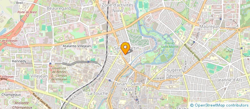 localisation de l'entreprise SCI NOMINOE  RENNES