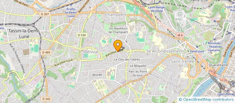 localisation de l'entreprise SCI  NOMINOE  LYON