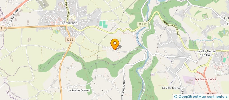 localisation de l'entreprise SCI NOMINOE  TREMUSON