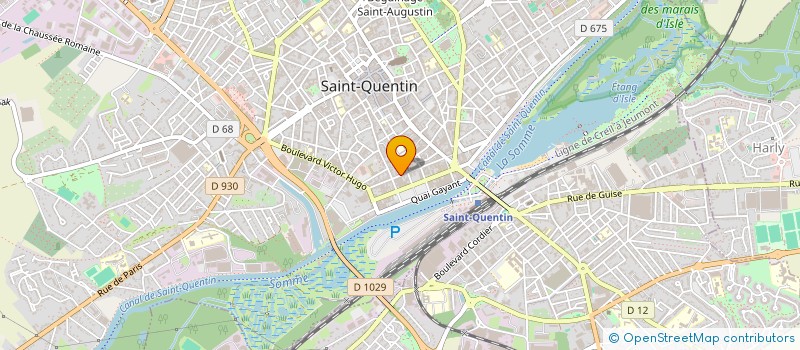 localisation de l'entreprise SCI NOMIS à SAINT-QUENTIN