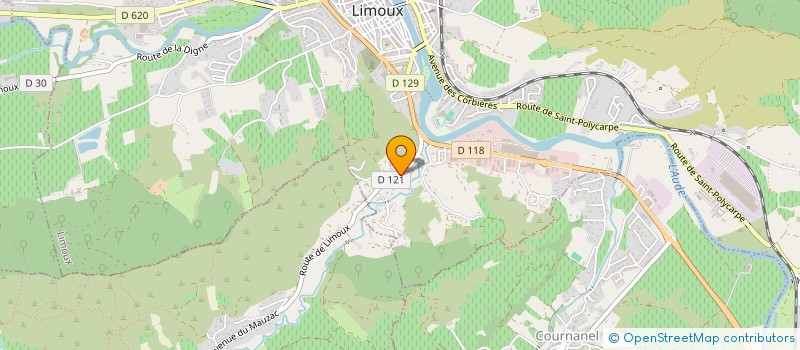 localisation de l'entreprise SCI NOMIS  LIMOUX