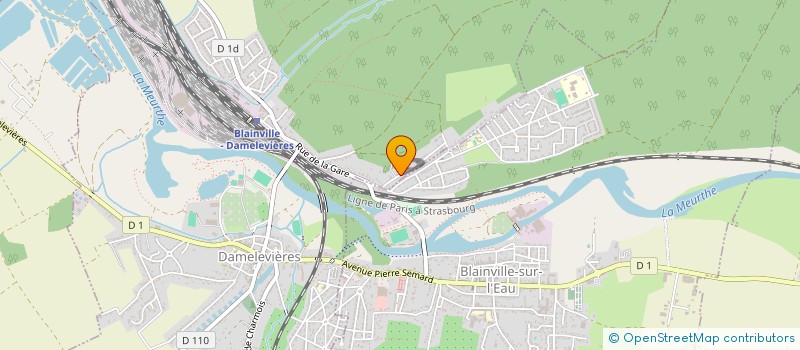 localisation de l'entreprise SCI NOMIS  DAMELEVIERES