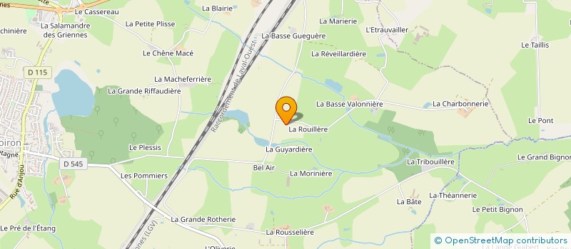 localisation de l'entreprise SCI NONAIS53  LOIRON-RUILLE