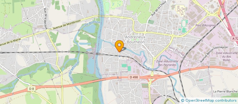 localisation de l'entreprise SCI NONAME  ANDREZIEUX-BOUTHEON