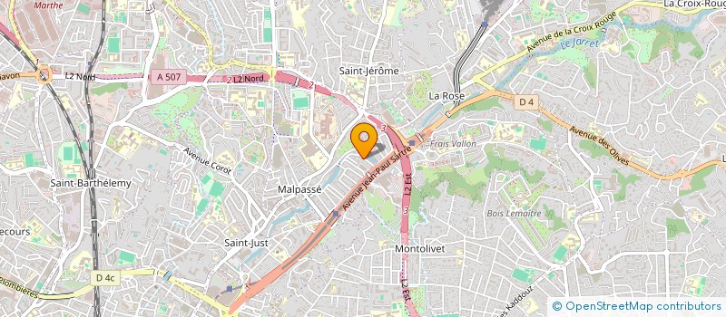 localisation de l'entreprise SCI NONAN à MARSEILLE