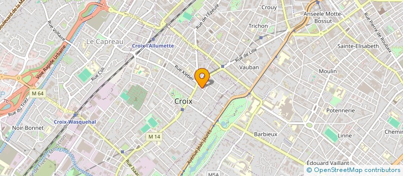 localisation de l'entreprise SCI NONENTAIN à CROIX