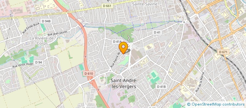 localisation de l'entreprise SCI NONET JENNESSEAUX  SAINT-ANDRE-LES-VERGERS