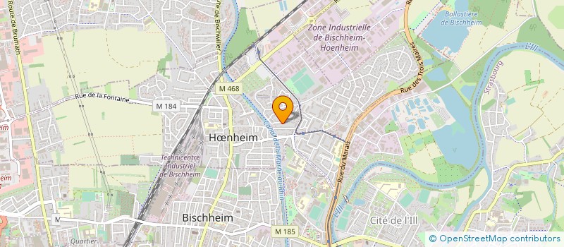 localisation de l'entreprise SCI NONNENMACHER VORILLION  HNHEIM