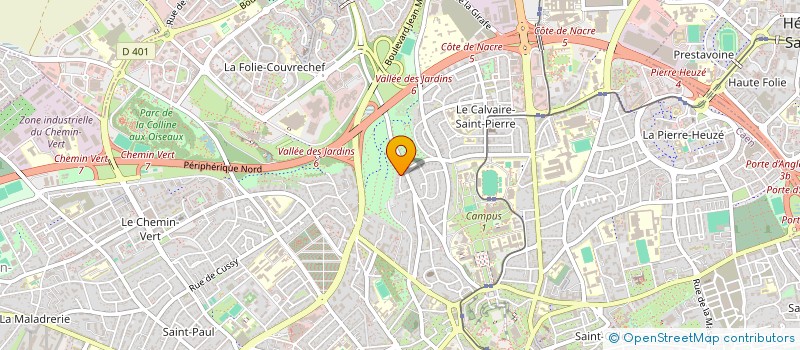 localisation de l'entreprise SCI NONNI  CAEN
