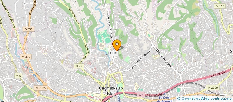 localisation de l'entreprise SCI NONO à CAGNES-SUR-MER