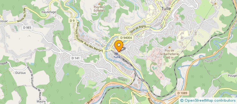 localisation de l'entreprise SCI NONO  TULLE