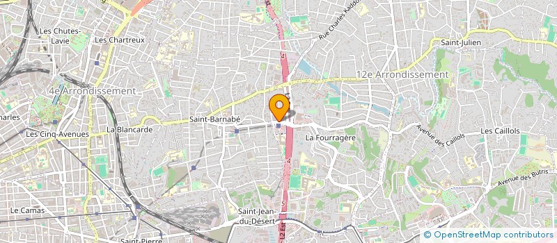 localisation de l'entreprise SCI NONO ET MAT à MARSEILLE