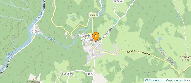 localisation de l'entreprise SCI NONO ET NANA  SERVIERES-LE-CHATEAU