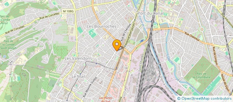 localisation de l'entreprise SCI NONQUE à DIJON