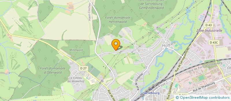 localisation de l'entreprise SCI NONTRON à SARREBOURG