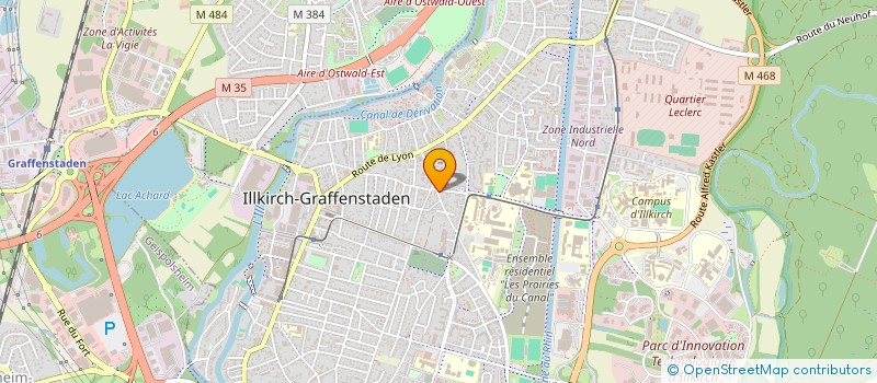 localisation de l'entreprise SCI NOON'S  ILLKIRCH-GRAFFENSTADEN