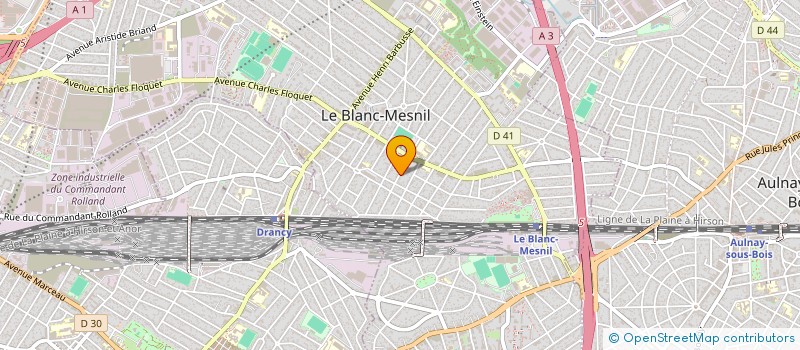 localisation de l'entreprise SCI NOOR à LE BLANC-MESNIL