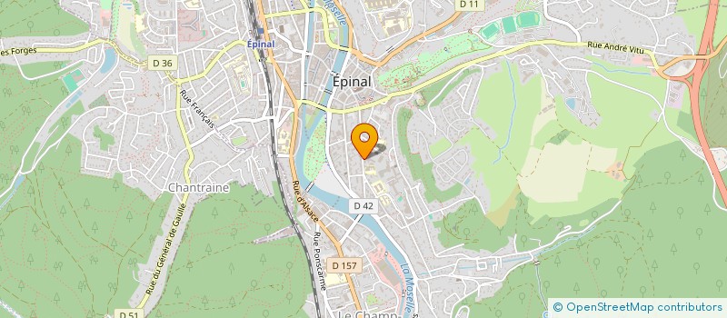 localisation de l'entreprise SCI NOORDPEENE à EPINAL