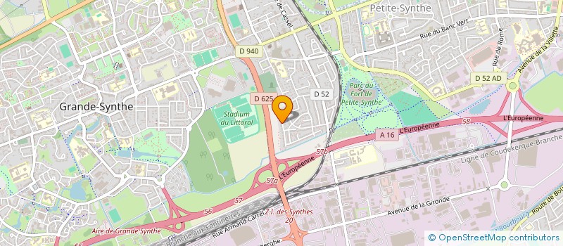 localisation de l'entreprise SCI NOORT GRACHT à DUNKERQUE