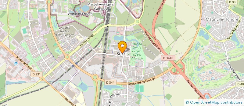 localisation de l'entreprise SCI NOORYDAM  SERRIS