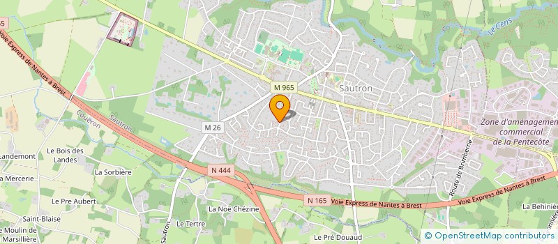 localisation de l'entreprise SCI NOOSA FAMILY à SAUTRON