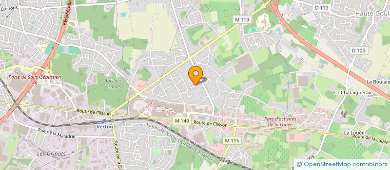 localisation de l'entreprise SCI NOPIERRE  BASSE-GOULAINE