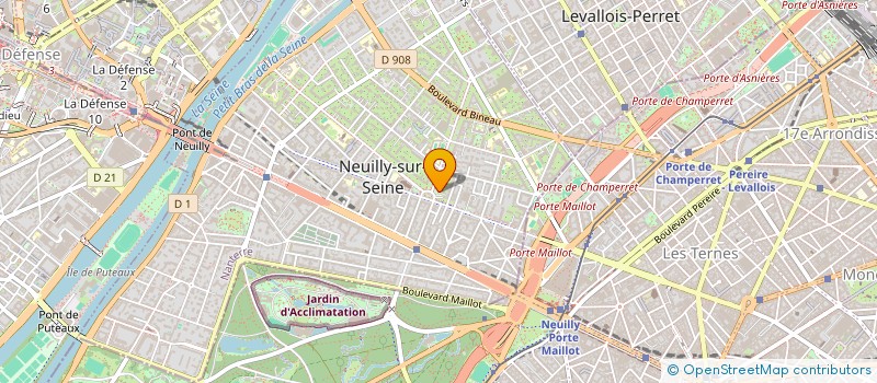 localisation de l'entreprise SCI NOR à NEUILLY-SUR-SEINE