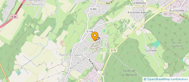 localisation de l'entreprise SCI NOR  SERRE-LES-SAPINS