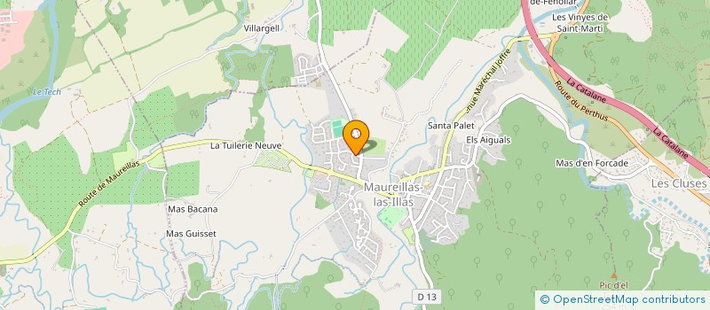 localisation de l'entreprise SCI NOR CAP  MAUREILLAS-LAS-ILLAS