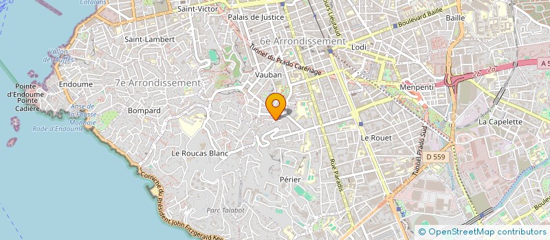localisation de l'entreprise SCI NORA  MARSEILLE