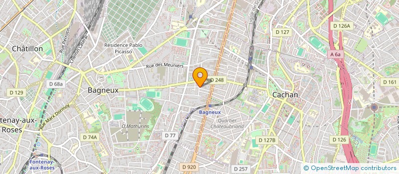 localisation de l'entreprise SCI NORA à BAGNEUX