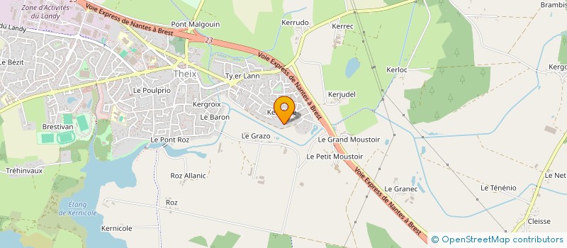 localisation de l'entreprise SCI NORAA  THEIX-NOYALO