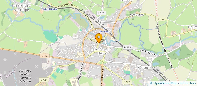 localisation de l'entreprise SCI NORAIXIM  AVESNELLES