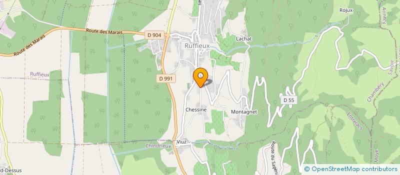 localisation de l'entreprise SCI NORASYDE  RUFFIEUX