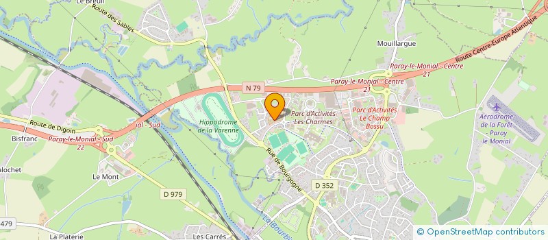 localisation de l'entreprise SCI NORBERINE  PARAY-LE-MONIAL