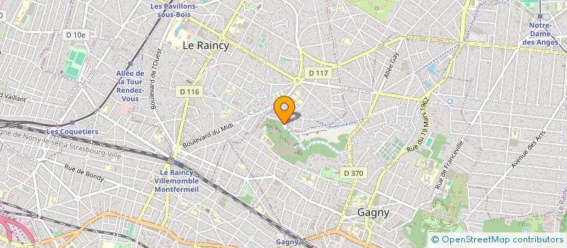 localisation de l'entreprise SCI NORBULINGA  GAGNY