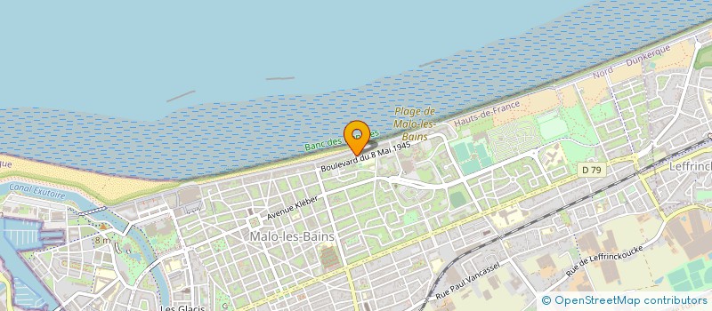 localisation de l'entreprise SCI NORD ALPES à DUNKERQUE